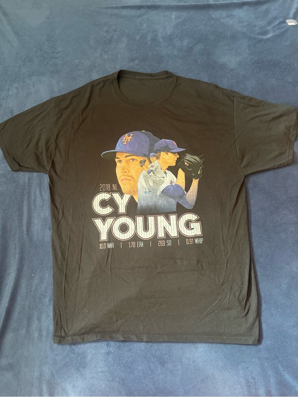 New York Mets Jacob DeGrom Cy Young Men’s T-Shirt